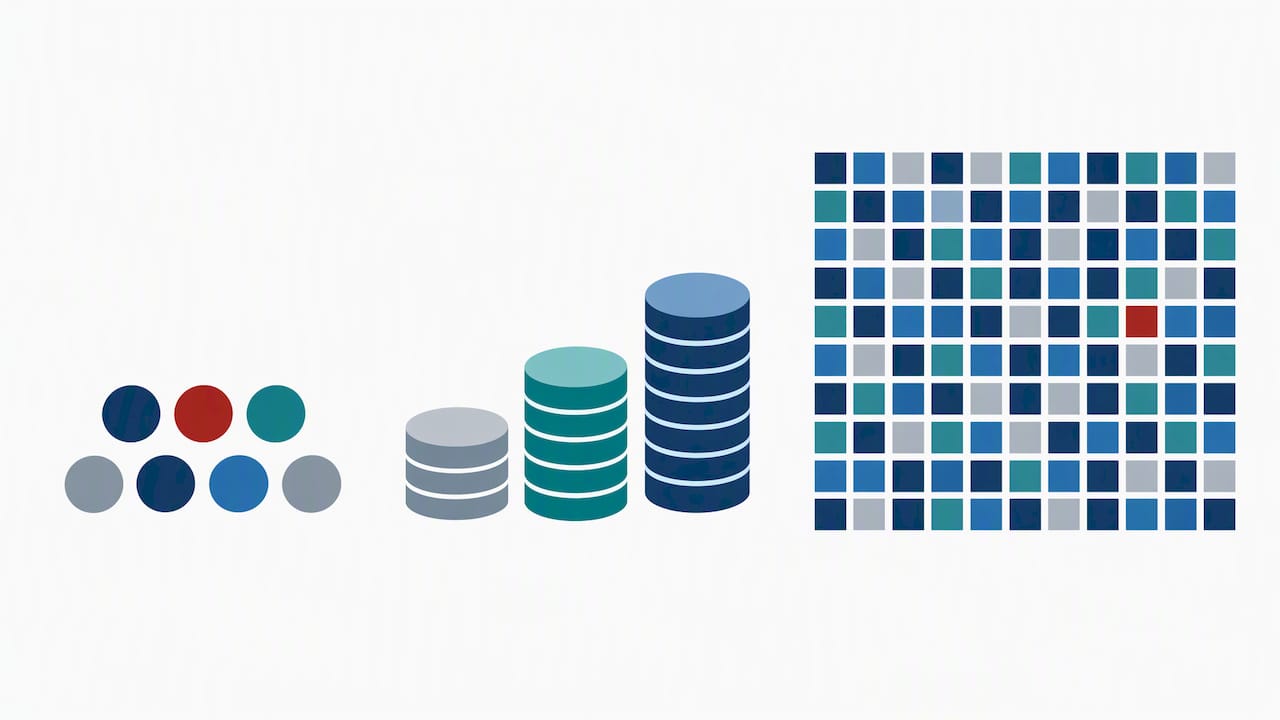 Visual measures for people budget and dataset scope
